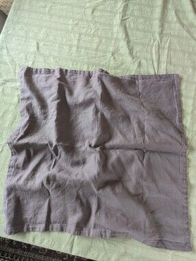 Quince Large European Linen Gray Decorative Pillowcase Sham